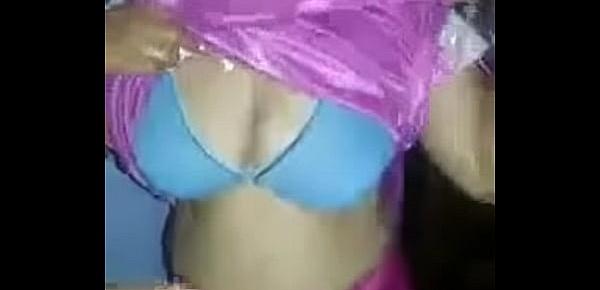  boobs show body by and her married new husband bhabi press